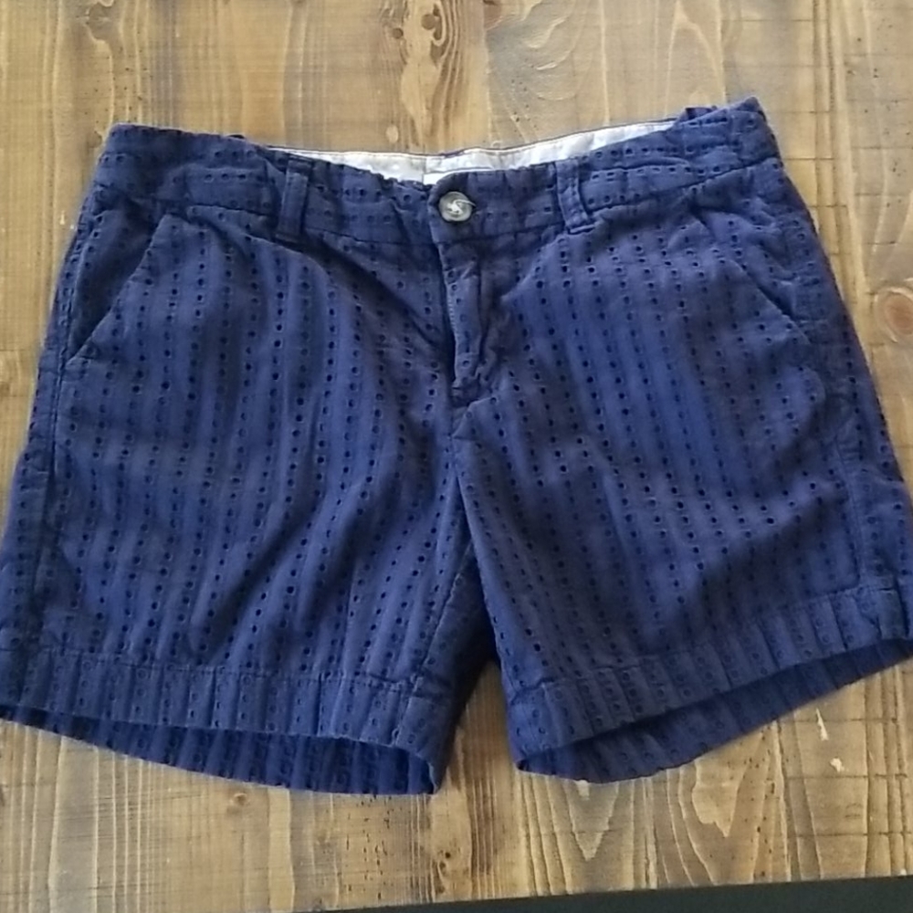 Merona Blue Perforated Shorts